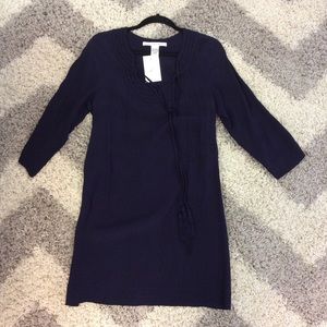 Diane Von Furstenberg navy dress